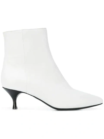 Strategia Carla Ankle Boots In Bianco