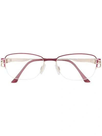 Cazal Oval Shaped Glasses - Pink