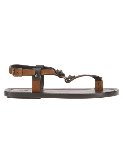 Saint Laurent Nu Pied Sandal Ring In Tan