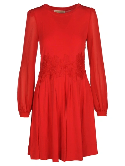 Michael Michael Kors Michael By Michael Kors Dress In Red