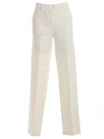 Twinset Twin-set Straight Leg Trousers In Neve