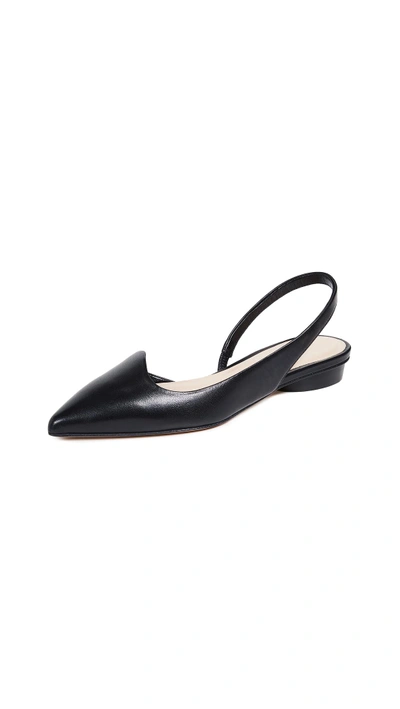 Club Monaco Eileeney Flats In Black