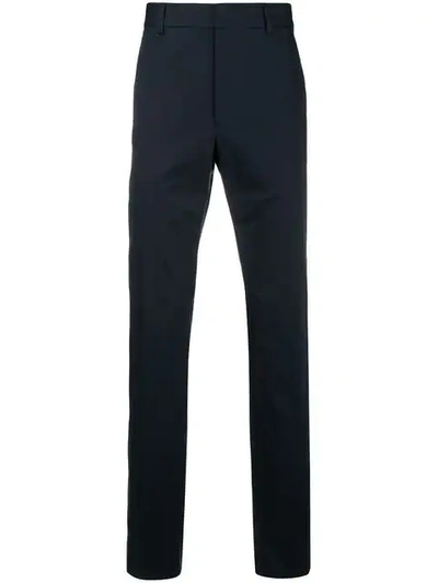 Fendi Tailored Slim-fit Trousers - Blue