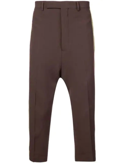 Rick Owens Cropped Tailored Trousers - Pink