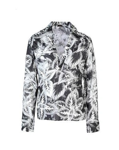 Roberto Cavalli Beachwear Shirts In Grey