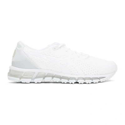 Asics White Gel-quantum 360 Knit 2 Sneakers In White/white