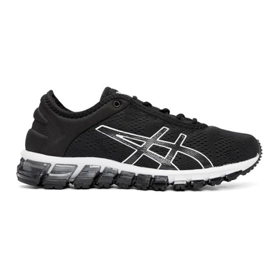 Asics Black And White Gel-quantum 180 3 Sneakers In Black/white