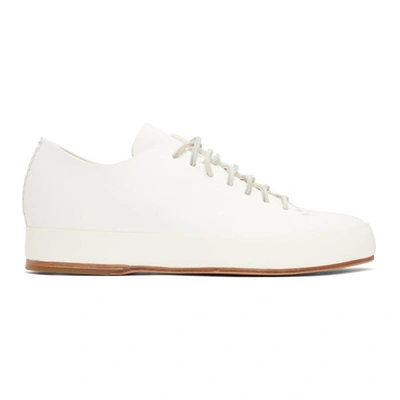 Feit White Hand Sewn Low-top Sneakers