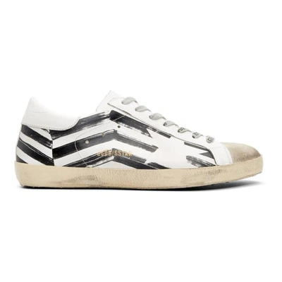 Golden Goose White Flag Superstar Sneakers