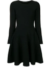 Antonino Valenti Structured Skater Dress - Black