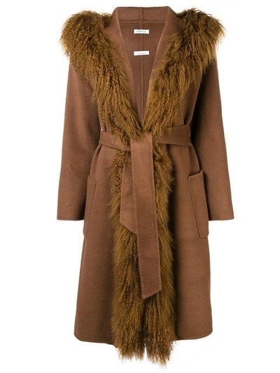 P.a.r.o.s.h . Fur Coat - Brown