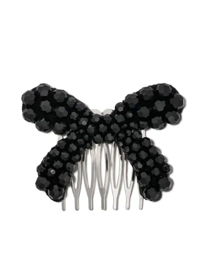 Simone Rocha Black Small Bow Hair Clip