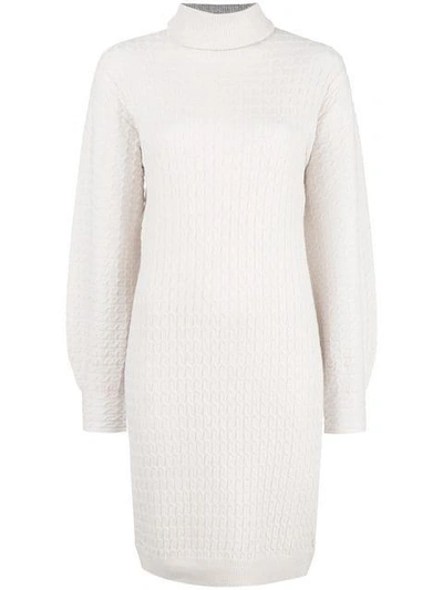 Nude Basic Knitted Dress - Neutrals
