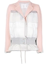 Sacai Contrast Style Jacket - Pink