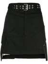 Helmut Lang Military Patch Mini Skirt In Black