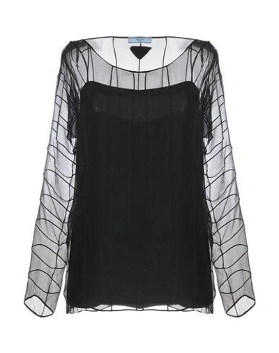 Alice And Olivia Blouses In Black
