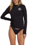 Billabong Core Relaxed Fit Rashguard In Black