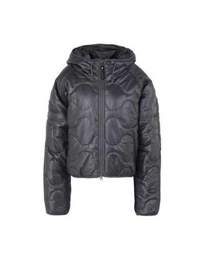Adidas By Stella Mccartney Synthetic Down Jackets In Grey