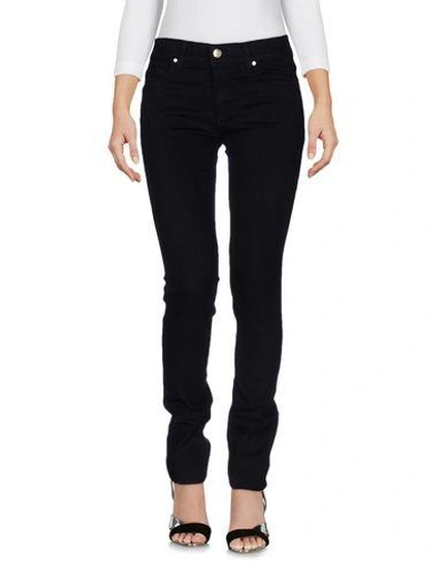 Versace Jeans Denim Pants In Black