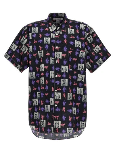 Comme Des Garçons Shirt Andy Warhol Shirt, Blouse In Purple