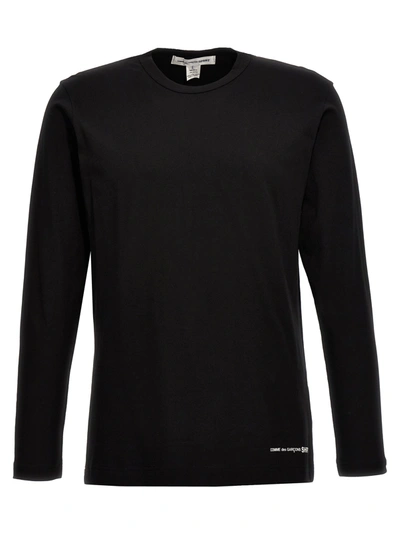 Comme Des Garçons Shirt Logo Print T-shirt In Black