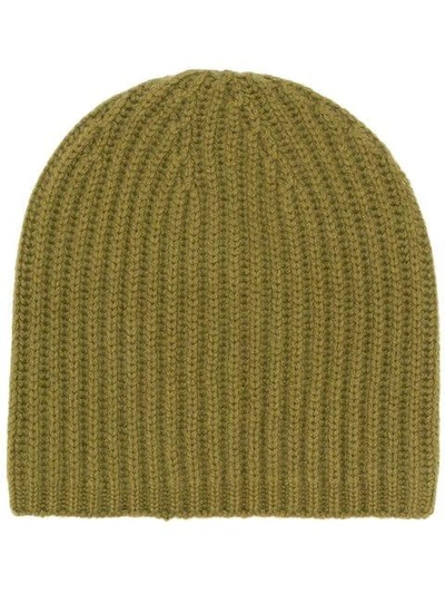 Warm-me Alexa Rib Knit Hat - Green