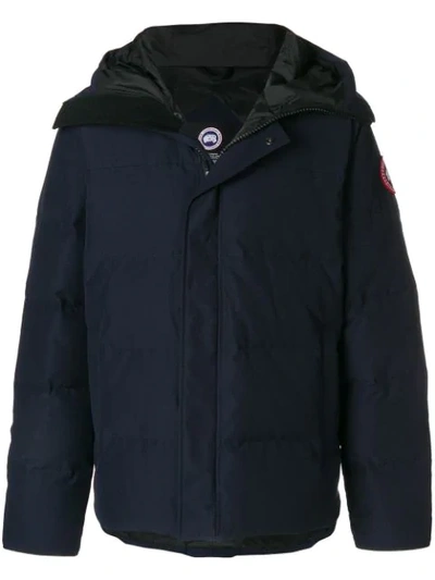 Canada Goose Macmillan Parka Jacket In Navy