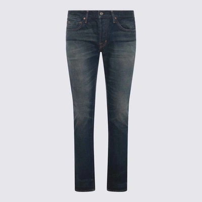 Tom Ford Selvedge Slim Fit Jeans In Blue