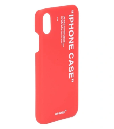 Off-white Iphone X Case In Red