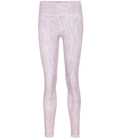 Varley Biona 3/4 Printed Leggings In Pink