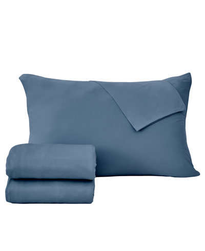 Premium Comforts Performance Cooling Super Soft Polyester 4 Piece Sheet Set, Twin Xl In Oceana