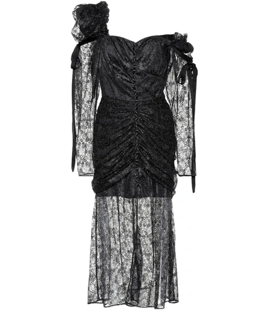 Magda Butrym Haman Lace Dress In Black