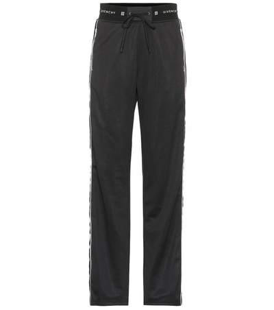 Givenchy Logo-embellished Trackpants In Black