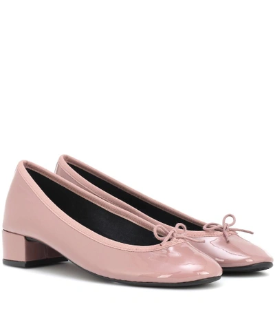 Repetto Lou Patent Leather Pumps In Pink