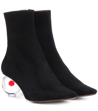 Neous Cyno Suede Ankle Boots In Black