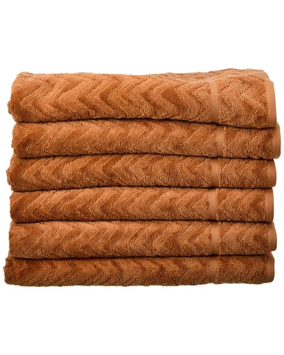 Missoni Home Rex Bath Towel In Brown