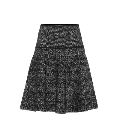 Roland Mouret Monroe Jacquard Skirt In Black