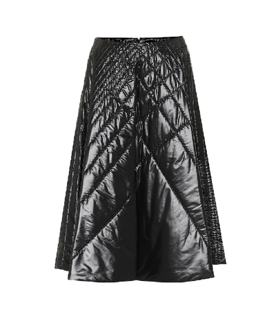 Moncler Genius 6 Moncler Noir Kei Ninomiya Quilted Skirt In Black