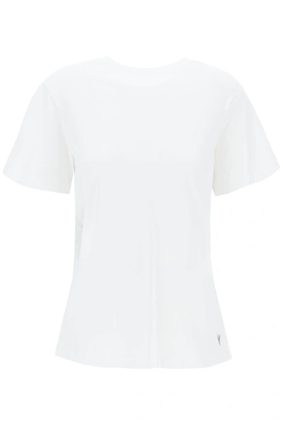 Mm6 Maison Margiela T Shirt Ibrida In White