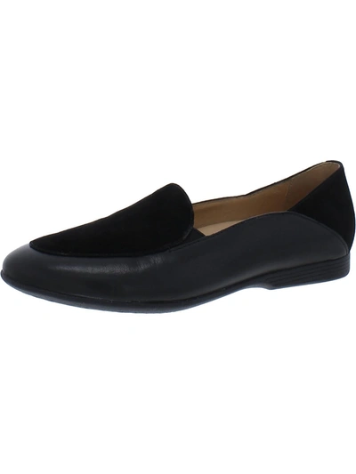 Dansko Womens Leather And Suede Round Toe Mules In Black