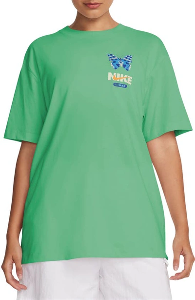 Nike Sportswear Air Max Oversize Graphic T-shirt In Spring Green