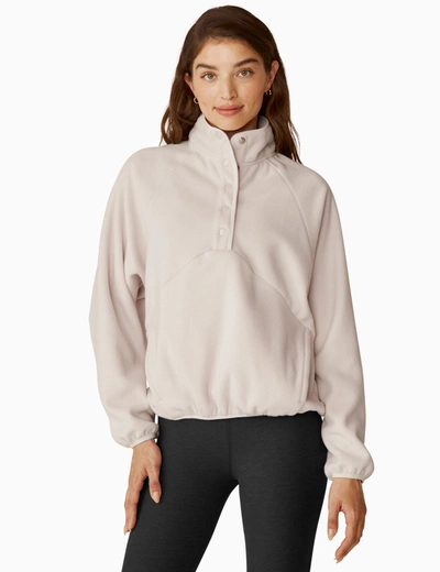 Beyond Yoga Tranquility Pullover In Neutral