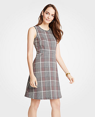 petite plaid dress