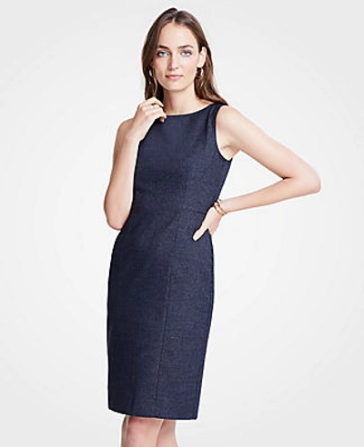Ann taylor top navy dress