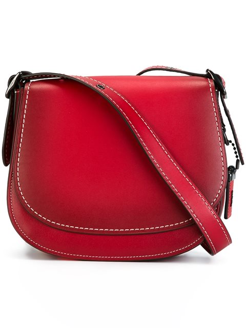 Coach Stitching Detail Saddle Bag | ModeSens