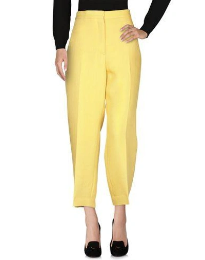 Rochas Casual Pants In Yellow