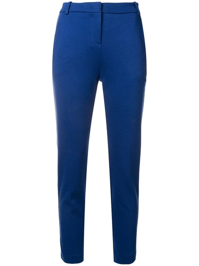 Pinko Tapered Trousers In Blue
