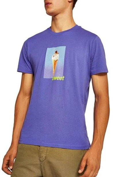 Topman Ice Cream T-shirt In Purple Multi