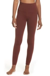 Beyond Yoga Desert Border High Waist Leggings In Red Rock