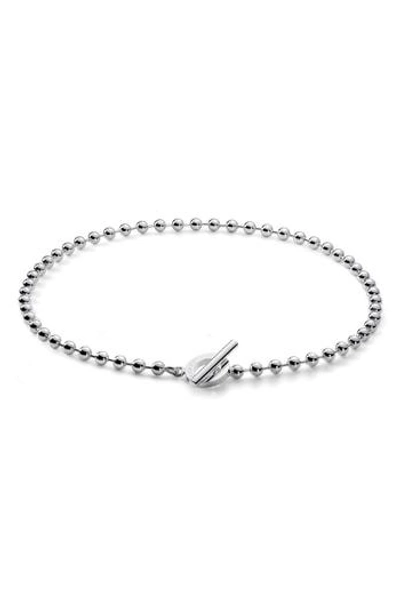 Gucci Gg Boule Chain Choker Necklace In Sterling Silver